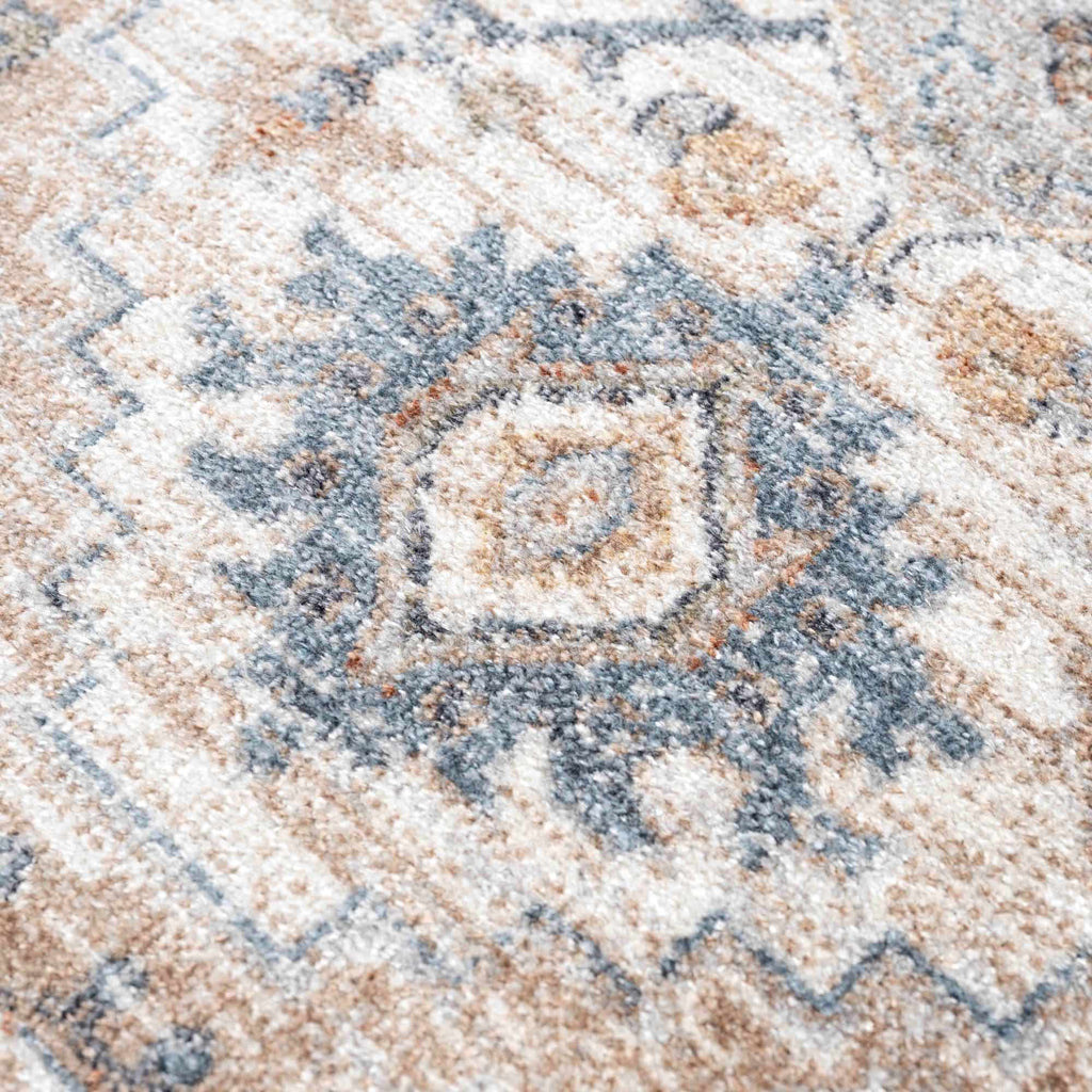 W&F Collection | Ezri Cream Washable Area Rug