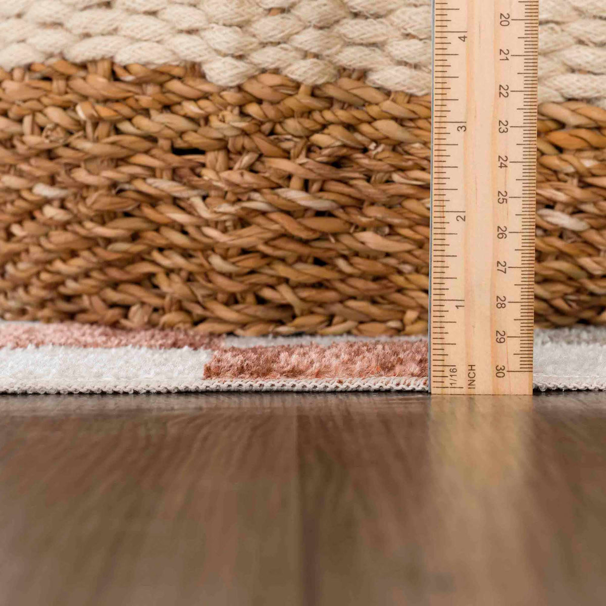 W&F Collection | Alie Colorful Checkered Washable Rug