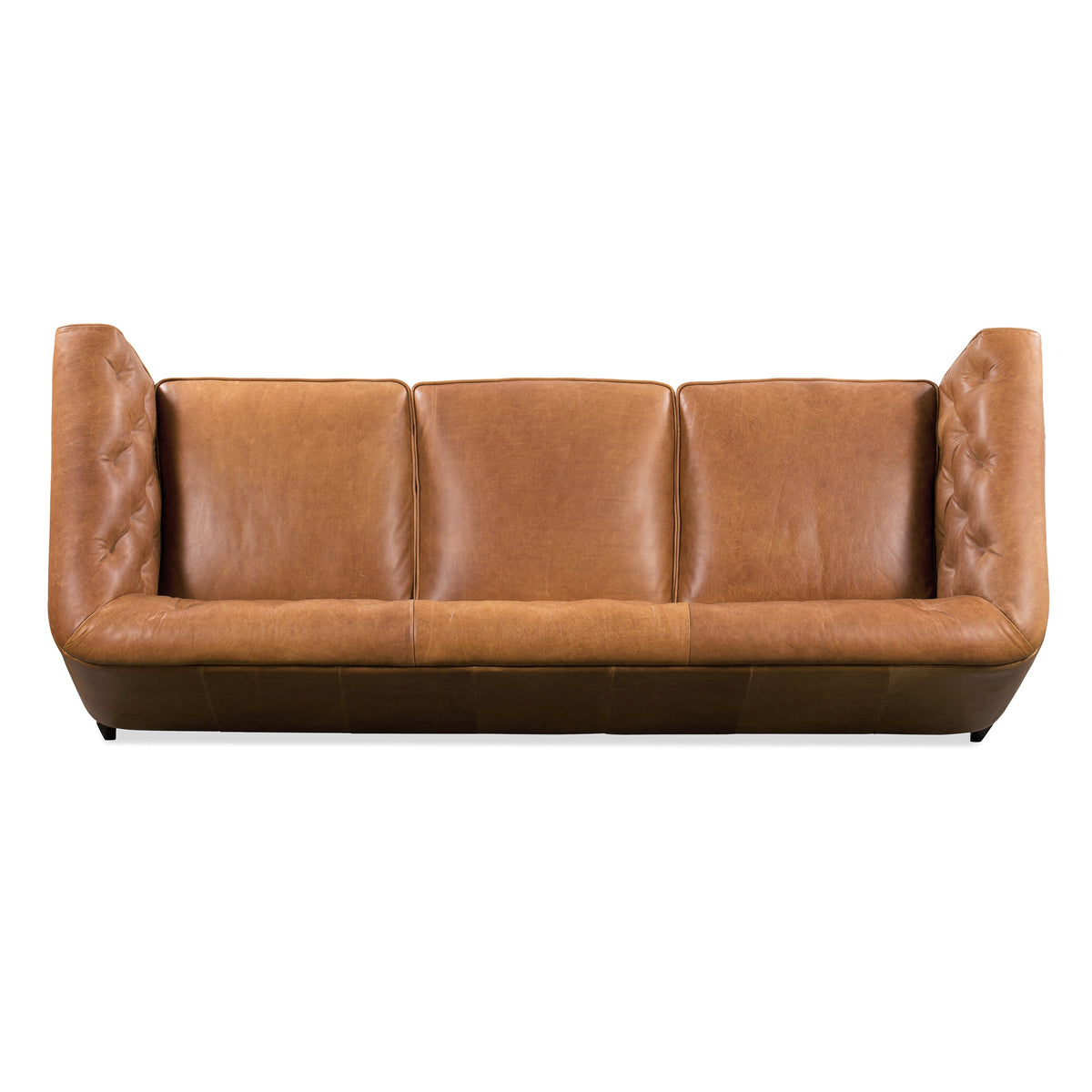 W&F Collection | Essex 89" Leather Sofa (Cognac Tan)