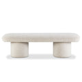 W&F Collection | Este Bench (Crema White Boucle)