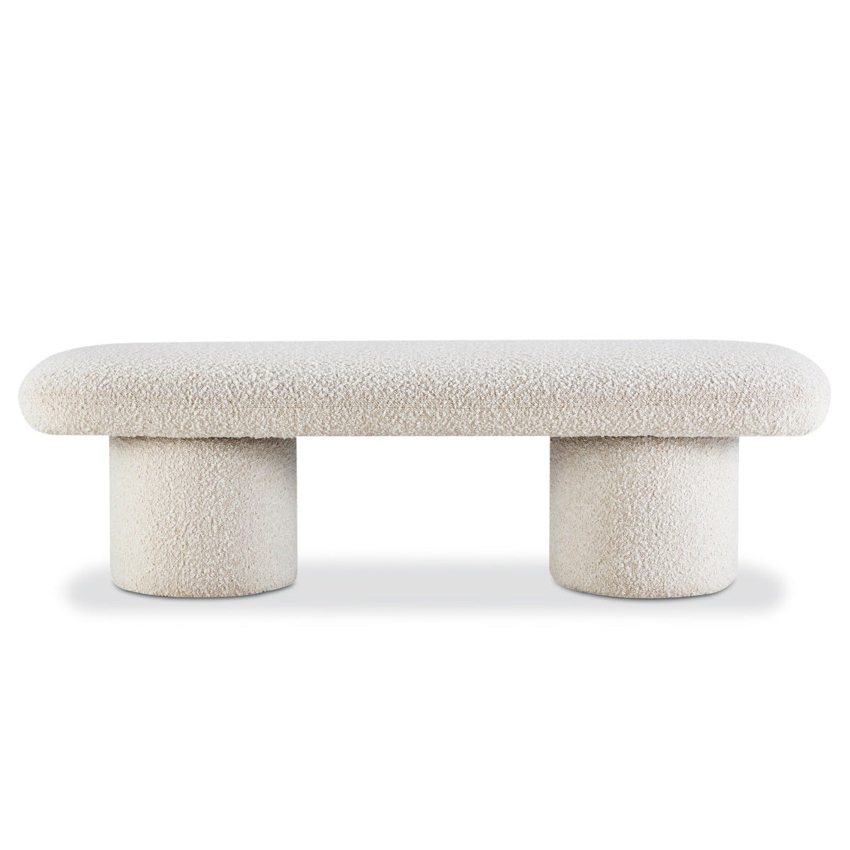 W&F Collection | Este Bench (Crema White Boucle)