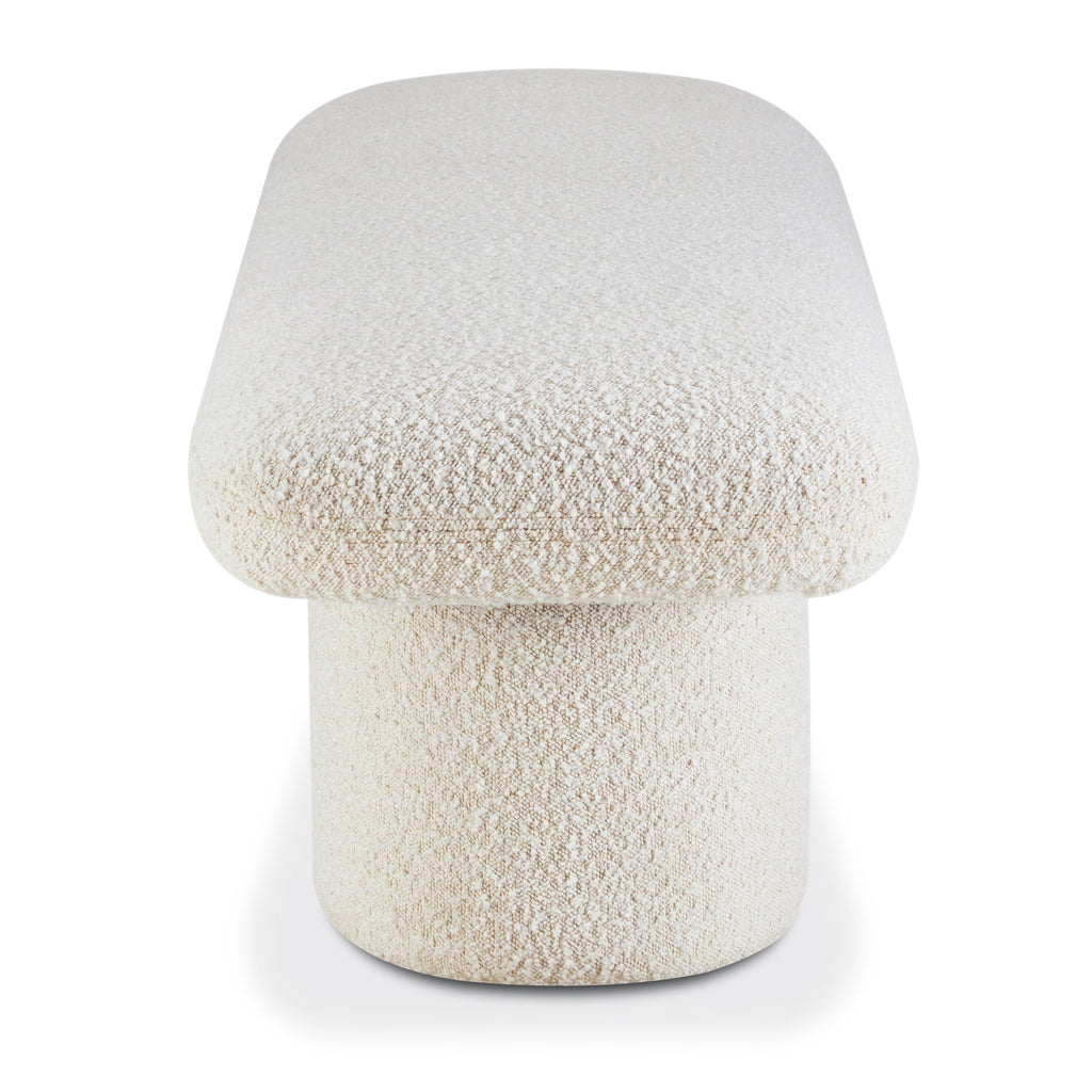 W&F Collection | Este Bench (Crema White Boucle)