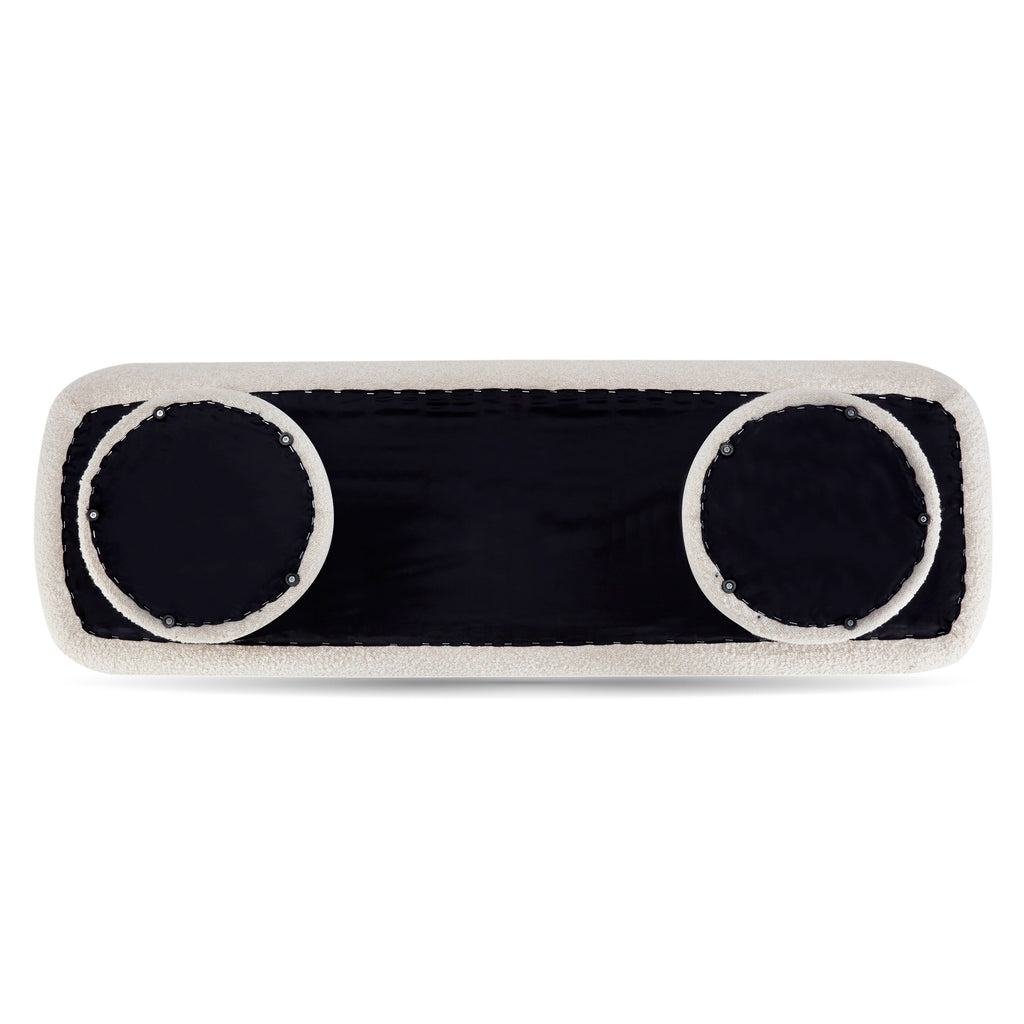 W&F Collection | Este Bench (Crema White Boucle)