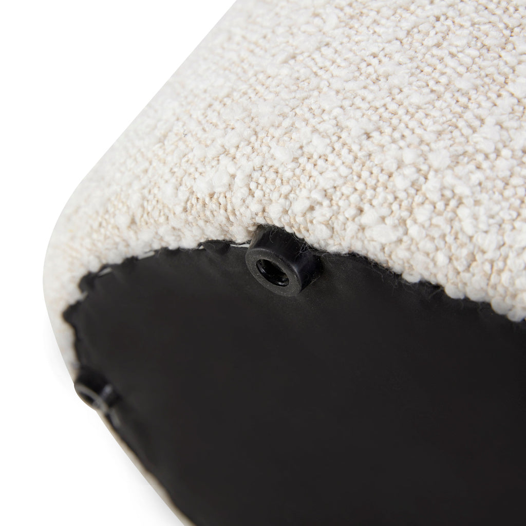 W&F Collection | Este Bench (Crema White Boucle)