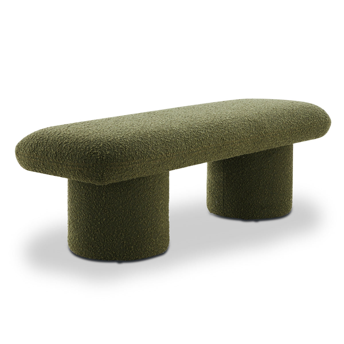 W&F Collection | Este Bench (Fern Green Boucle)