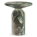 W&F Collection | Wels End Table (Green Marble)
