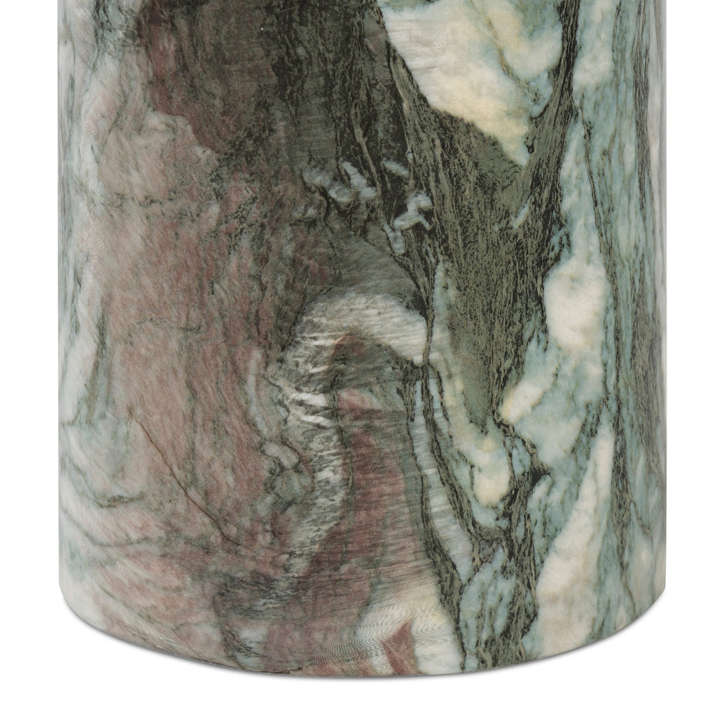 W&F Collection | Wels End Table (Green Marble)