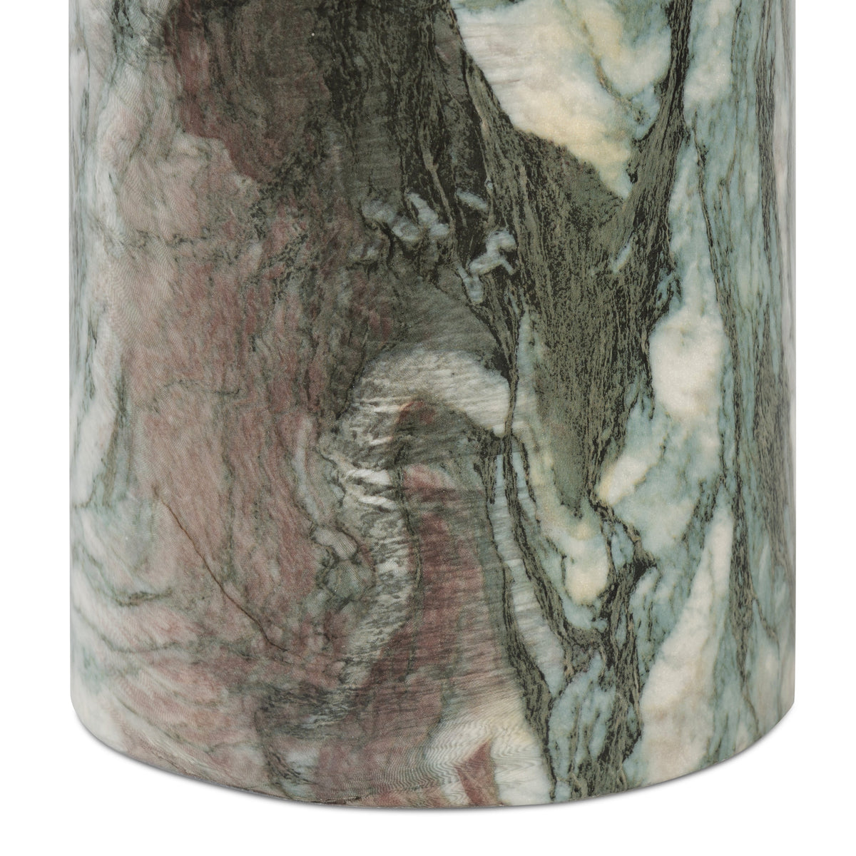 W&F Collection | Wels End Table (Green Marble)