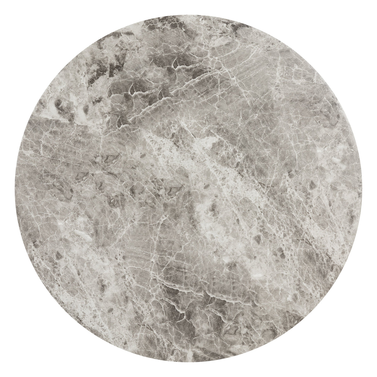 W&F Collection | Wels End Table (Grey Marble)