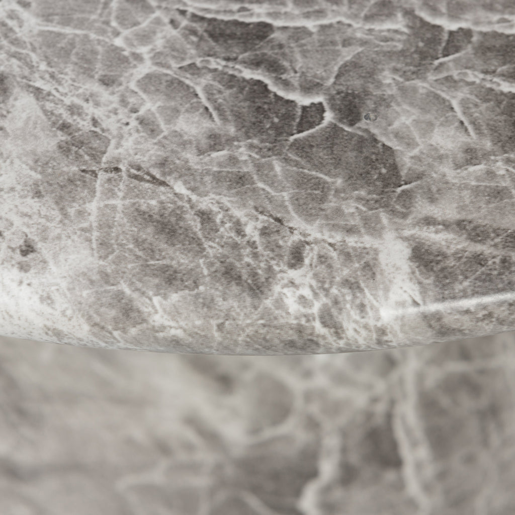 W&F Collection | Wels End Table (Grey Marble)
