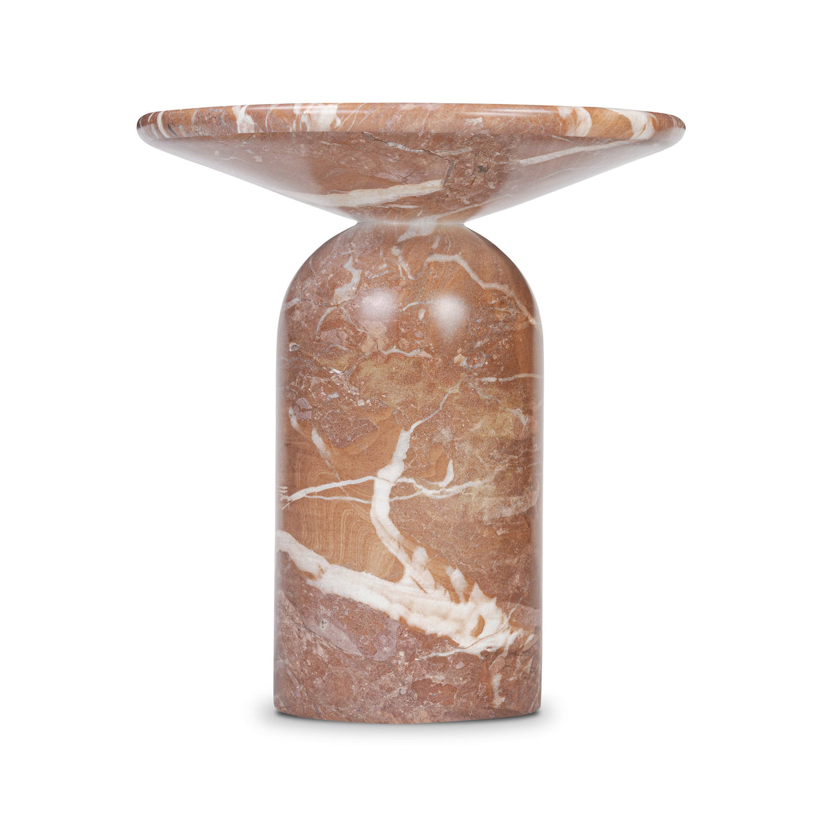W&F Collection | Wels End Table (Jasper Red)