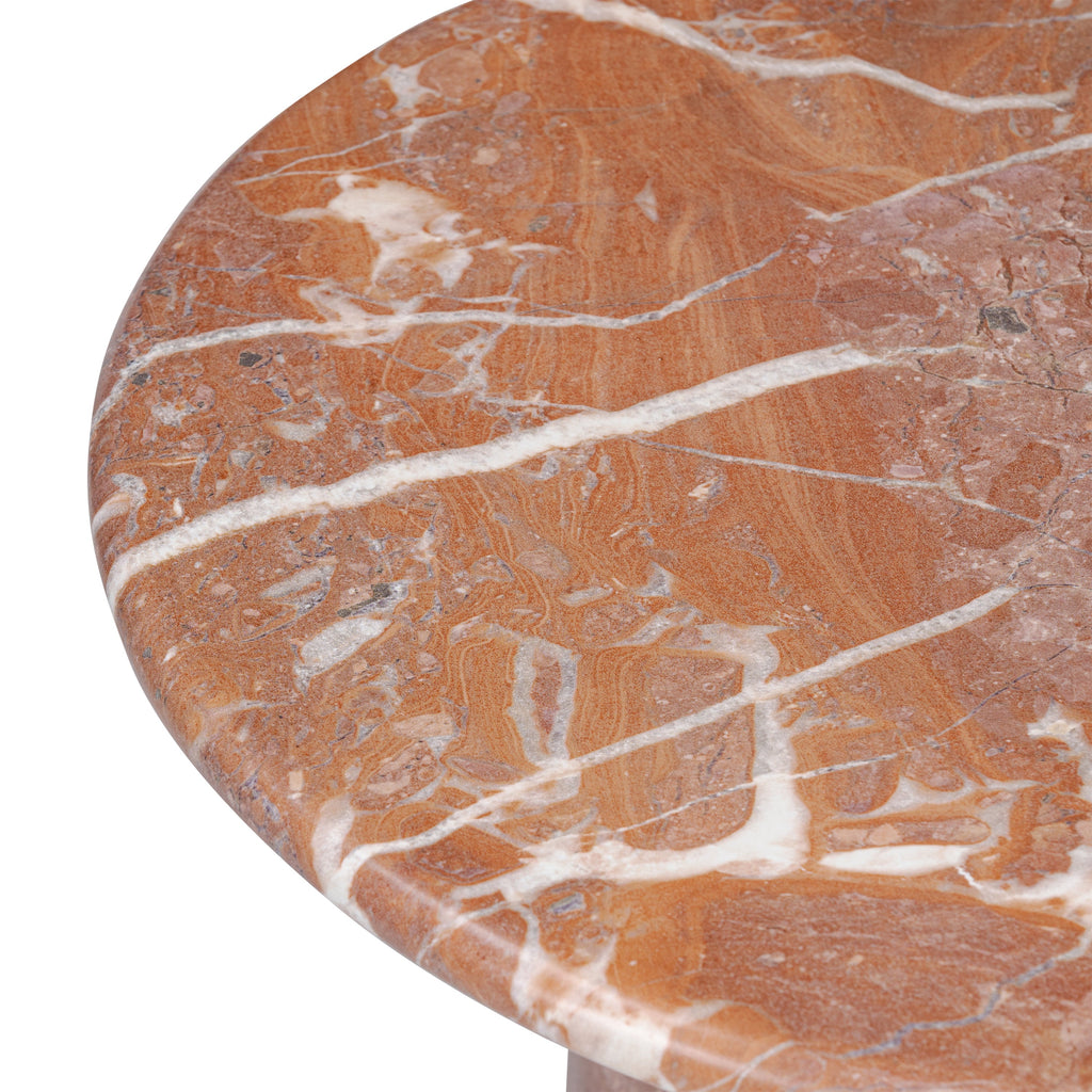 W&F Collection | Wels End Table (Jasper Red)