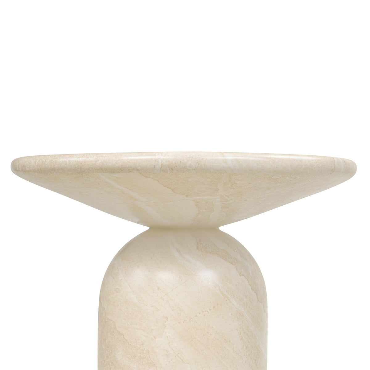 W&F Collection | Wels End Table (Sandstone White)
