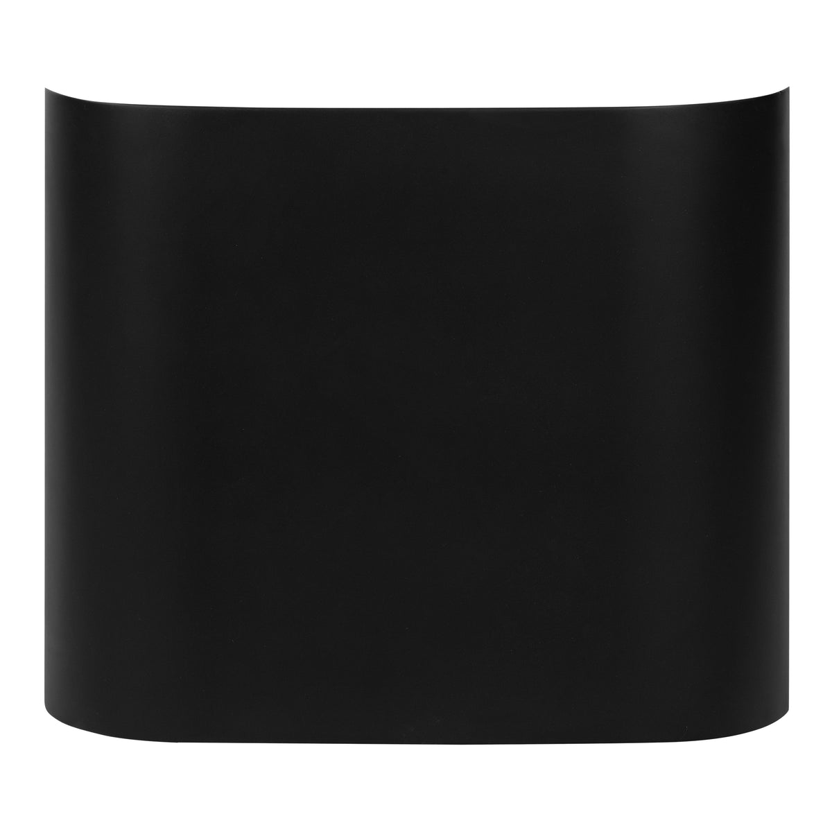 W&F Collection | Naples Horseshoe Side Table (Black Concrete)