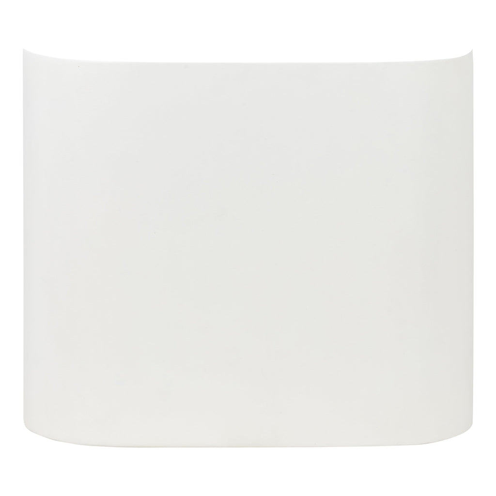 W&F Collection | Naples Horseshoe Side Table (Ivory Concrete)