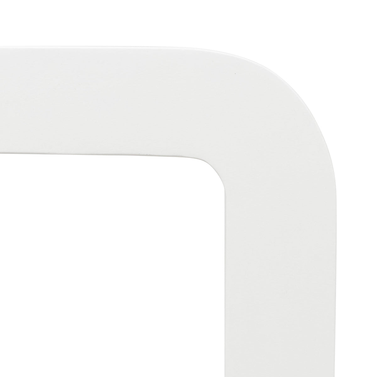 W&F Collection | Naples Horseshoe Side Table (Ivory Concrete)