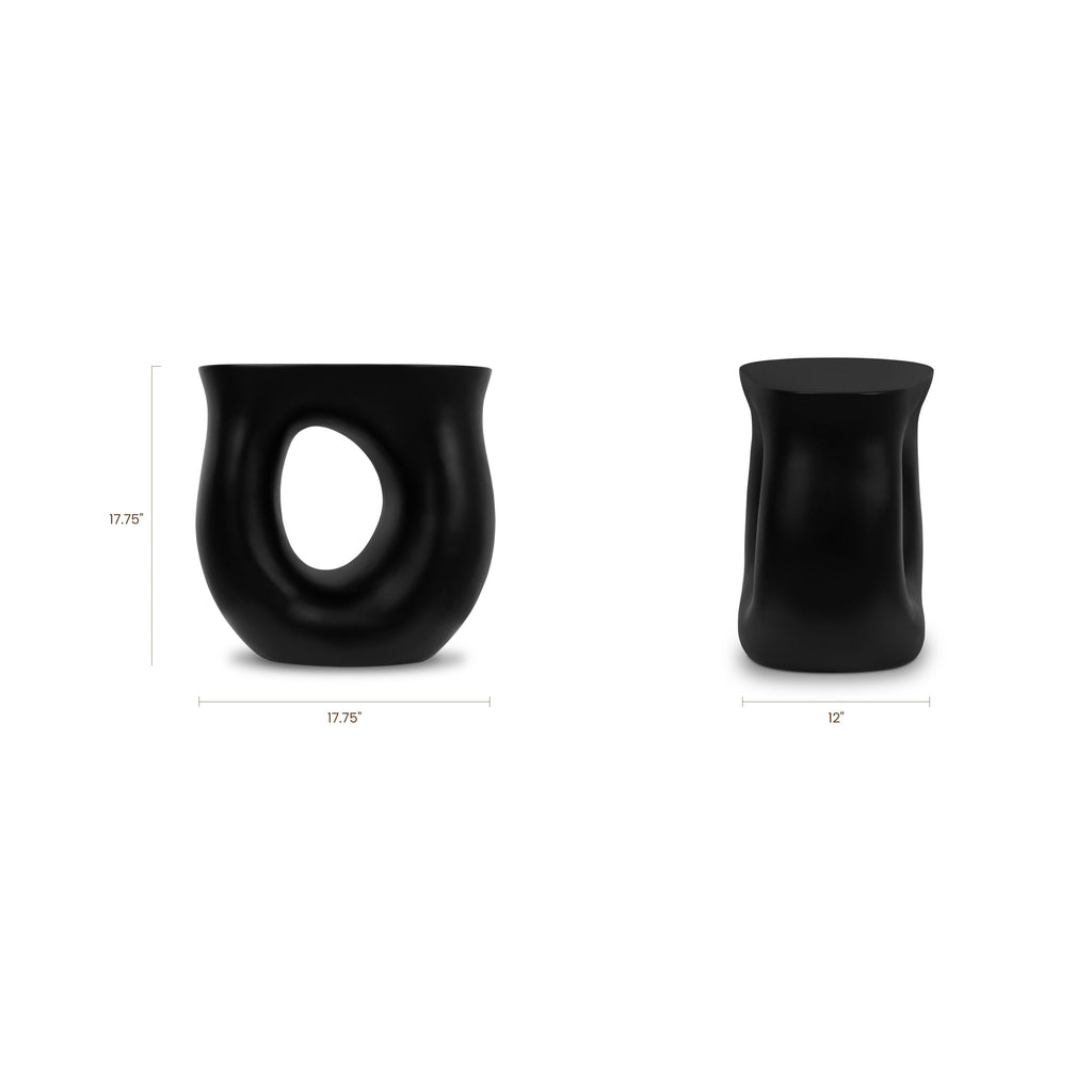 W&F Collection | Minori Side Table (Black)