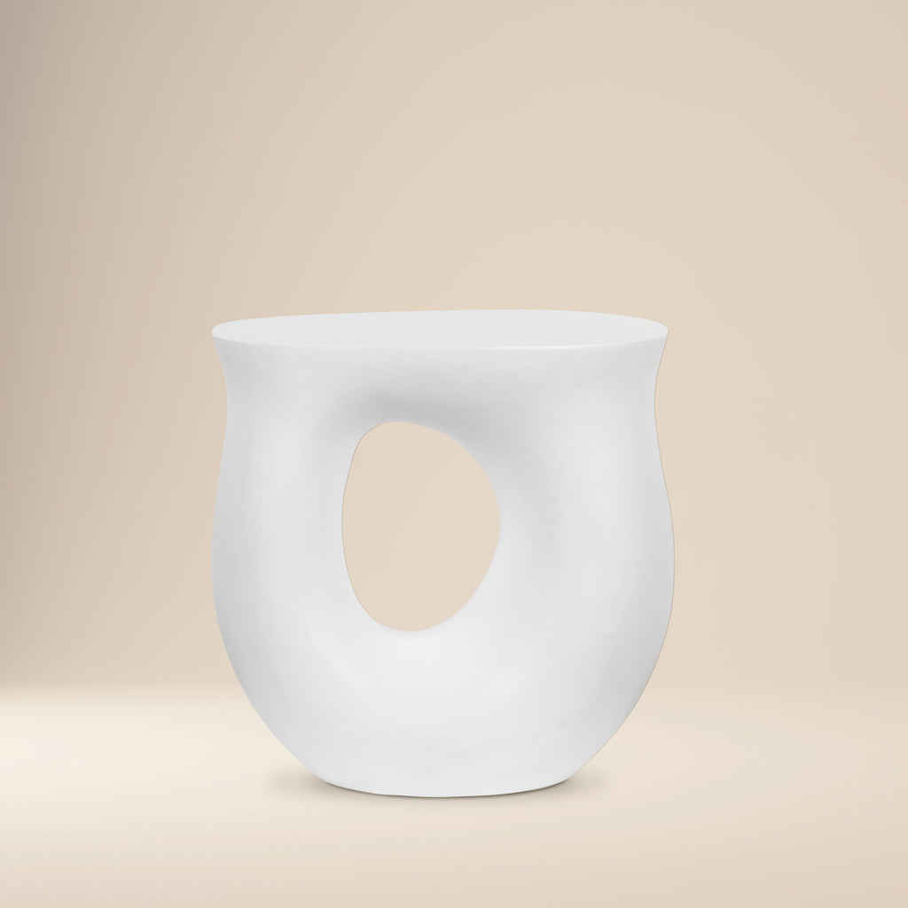 W&F Collection | Minori Side Table (White)