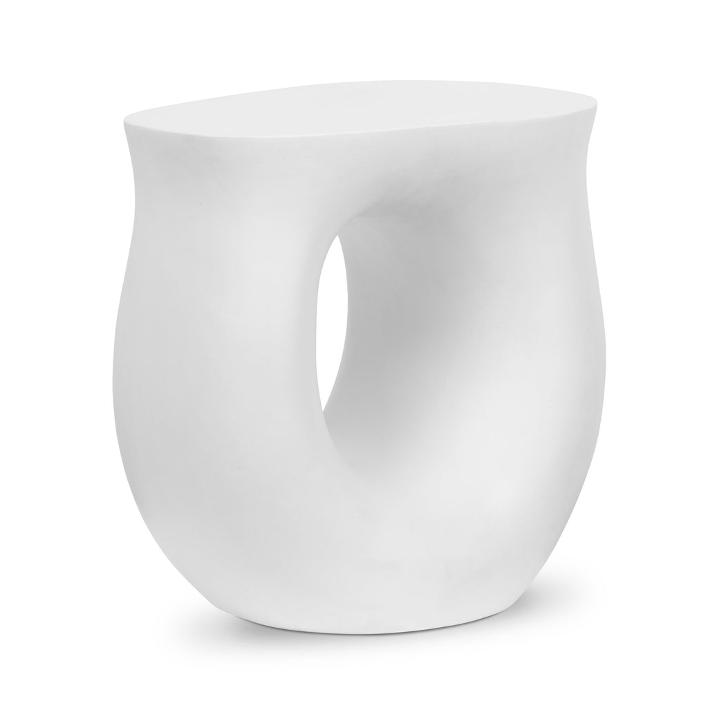 W&F Collection | Minori Side Table (White)