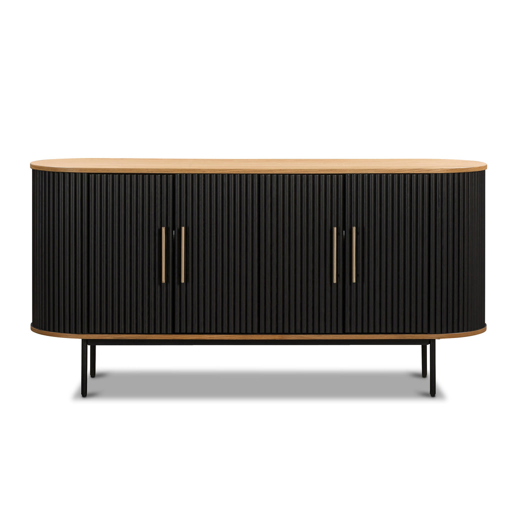 W&F Collection | Noir 65" Sideboard (Black)