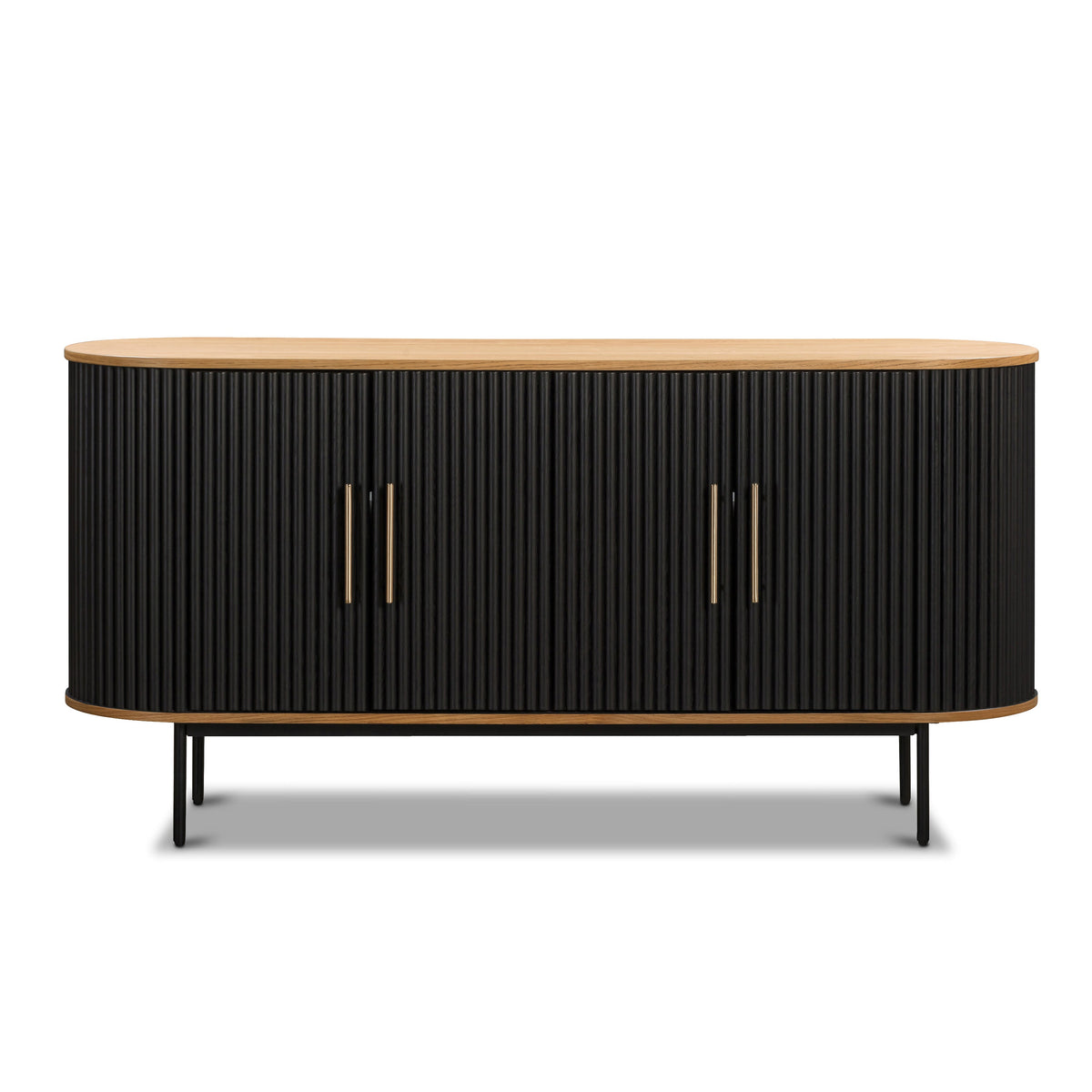 W&F Collection | Noir 65" Sideboard (Black)
