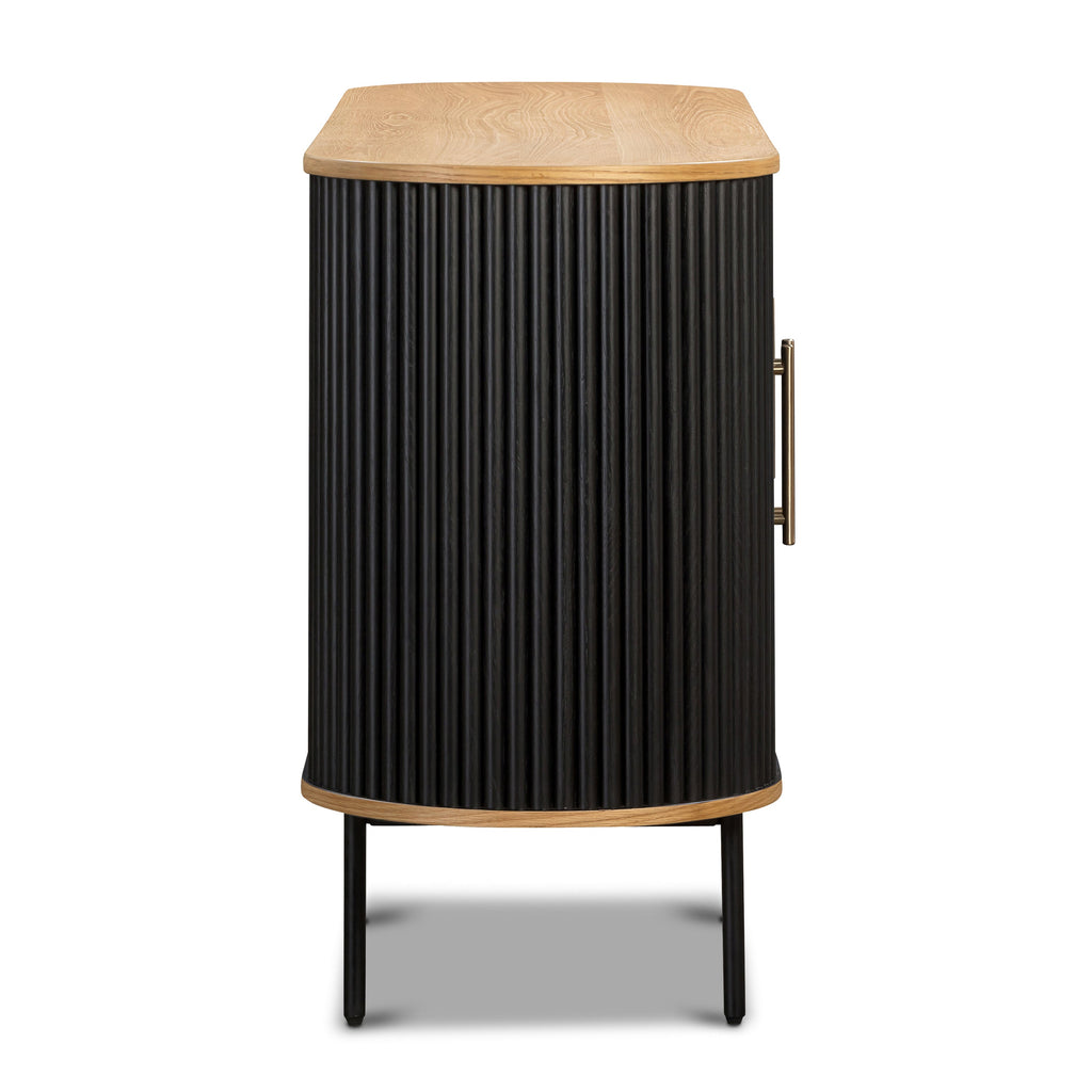 W&F Collection | Noir 65" Sideboard (Black)