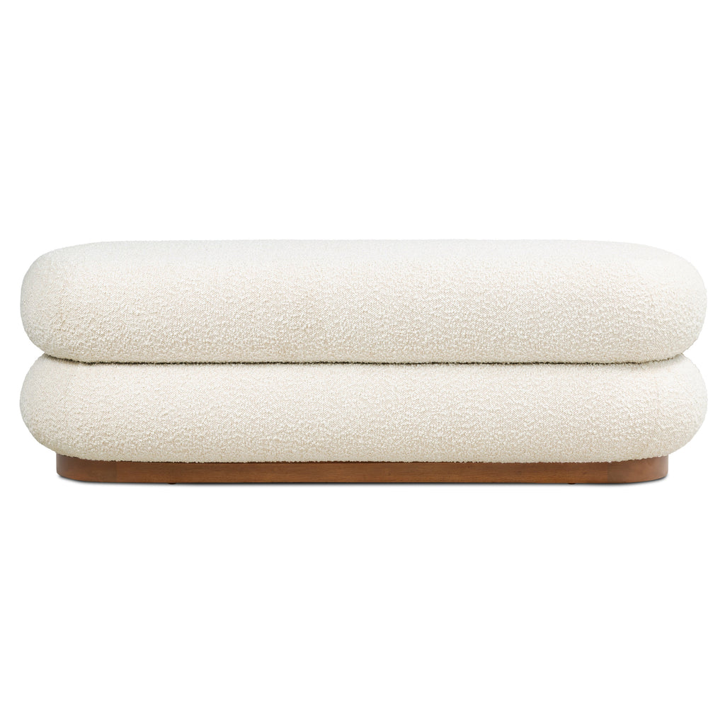 W&F Collection | Varde Bench (Froth White Boucle)