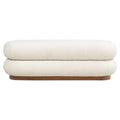 W&F Collection | Varde Bench (Froth White Boucle)
