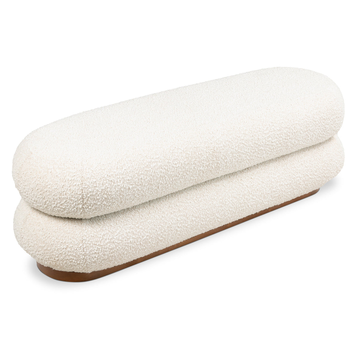 W&F Collection | Varde Bench (Froth White Boucle)