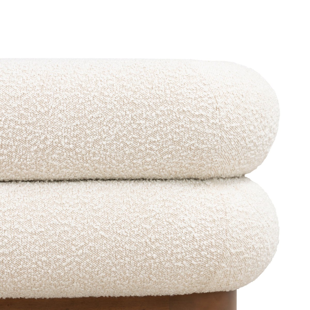 W&F Collection | Varde Bench (Froth White Boucle)