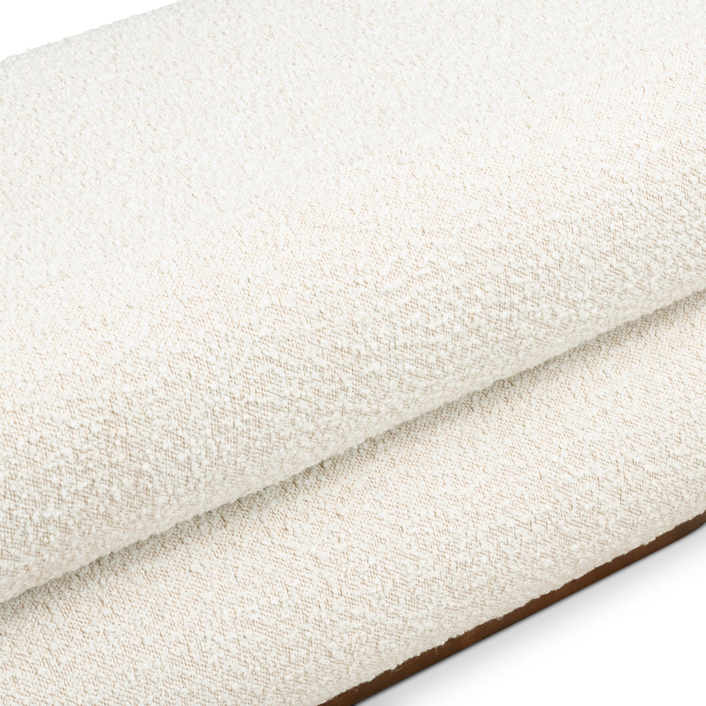 W&F Collection | Varde Bench (Froth White Boucle)