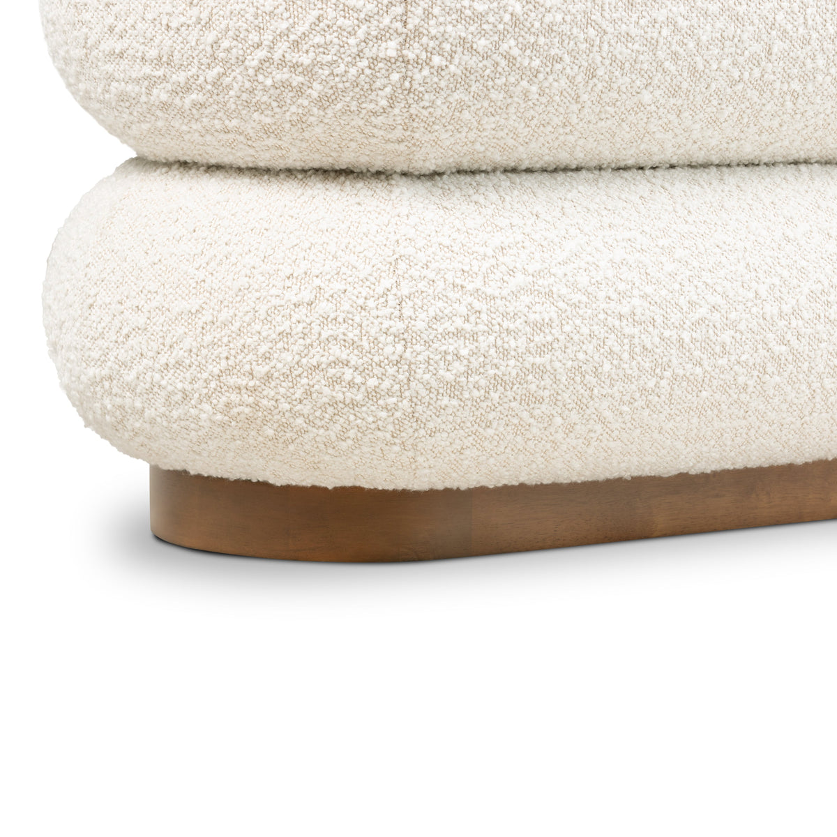 W&F Collection | Varde Bench (Froth White Boucle)