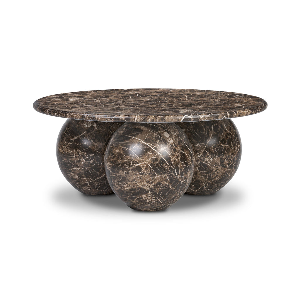 W&F Collection | Marmo Coffee Table (Empero Brown)