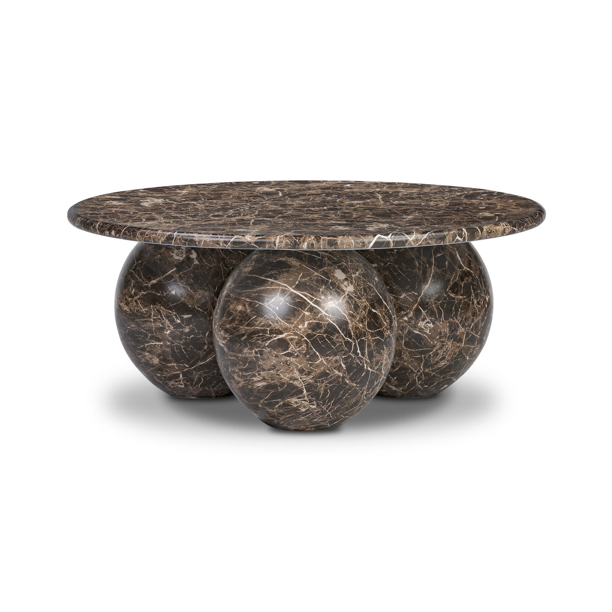 W&F Collection | Marmo Coffee Table (Empero Brown)