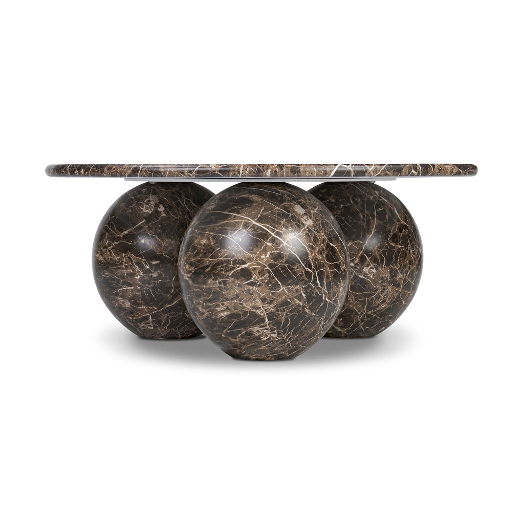 W&F Collection | Marmo Coffee Table (Empero Brown)