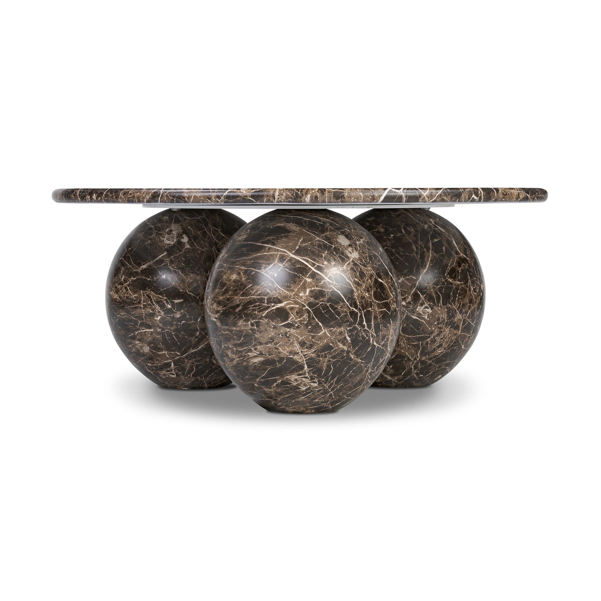 W&F Collection | Marmo Coffee Table (Empero Brown)