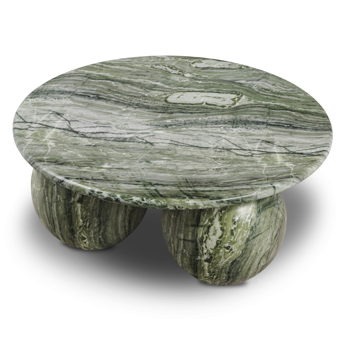 W&F Collection | Marmo Coffee Table (Seaweed Green)