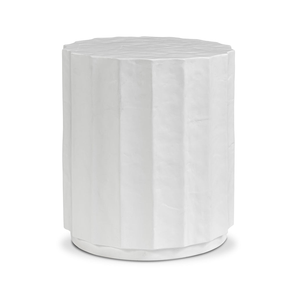W&F Collection | Kavala Side Table (Ivory Concrete)