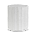 W&F Collection | Kavala Side Table (Ivory Concrete)