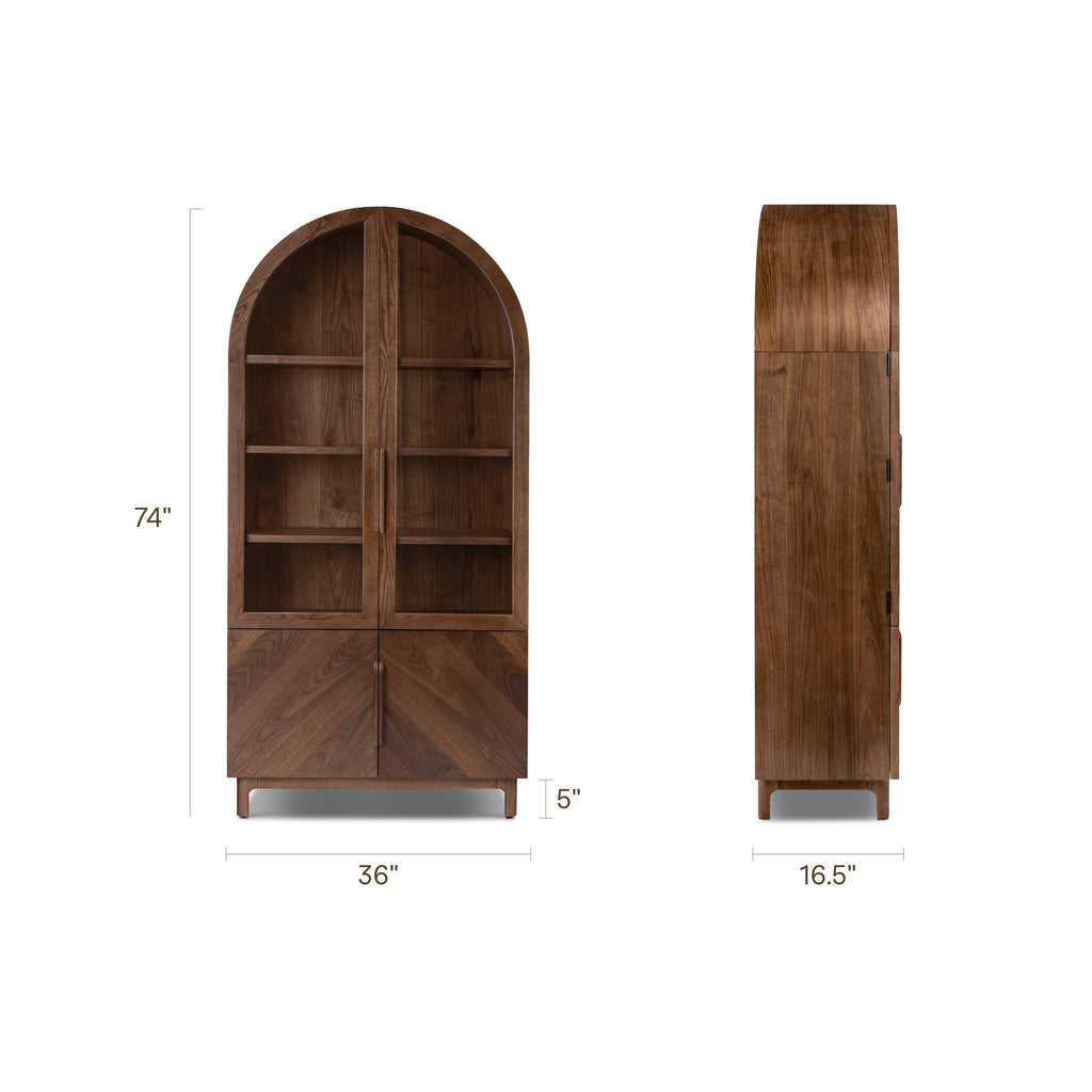 W&F Collection | Amalfi 36" Cabinet (Walnut)