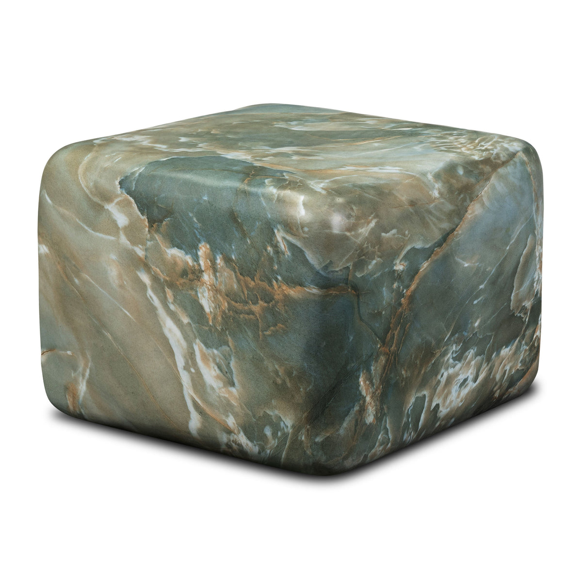 W&F Collection | Quadra 22.25" Side Table (Jade Green)