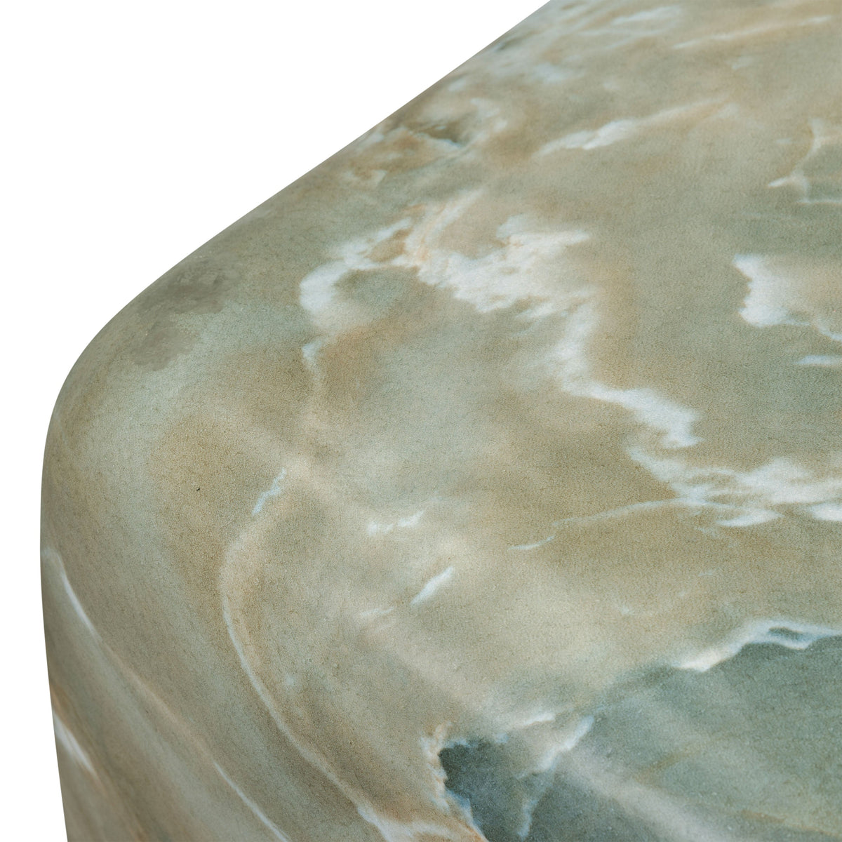 W&F Collection | Quadra 22.25" Side Table (Jade Green)