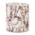 W&F Collection | Riba 16" Side Table (Arabesco White)