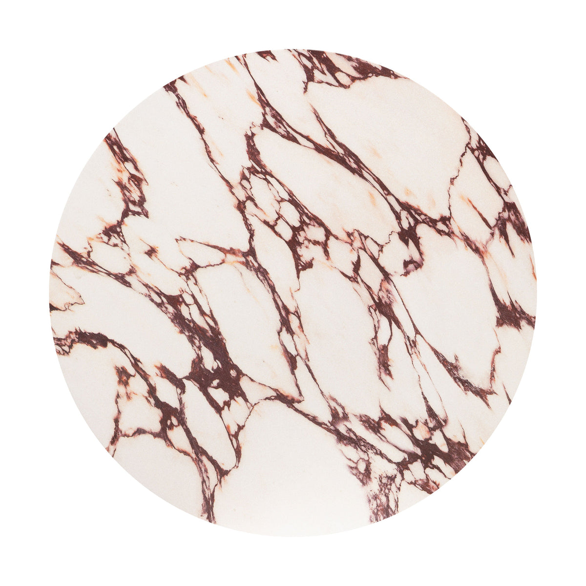 W&F Collection | Riba 16" Side Table (Arabesco White)