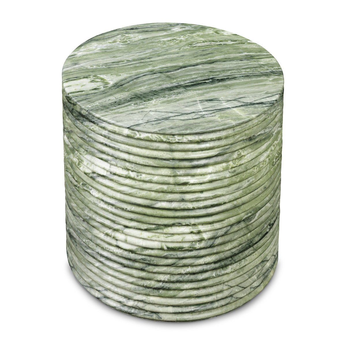 W&F Collection | Riba 16" Side Table (Seaweed Green)