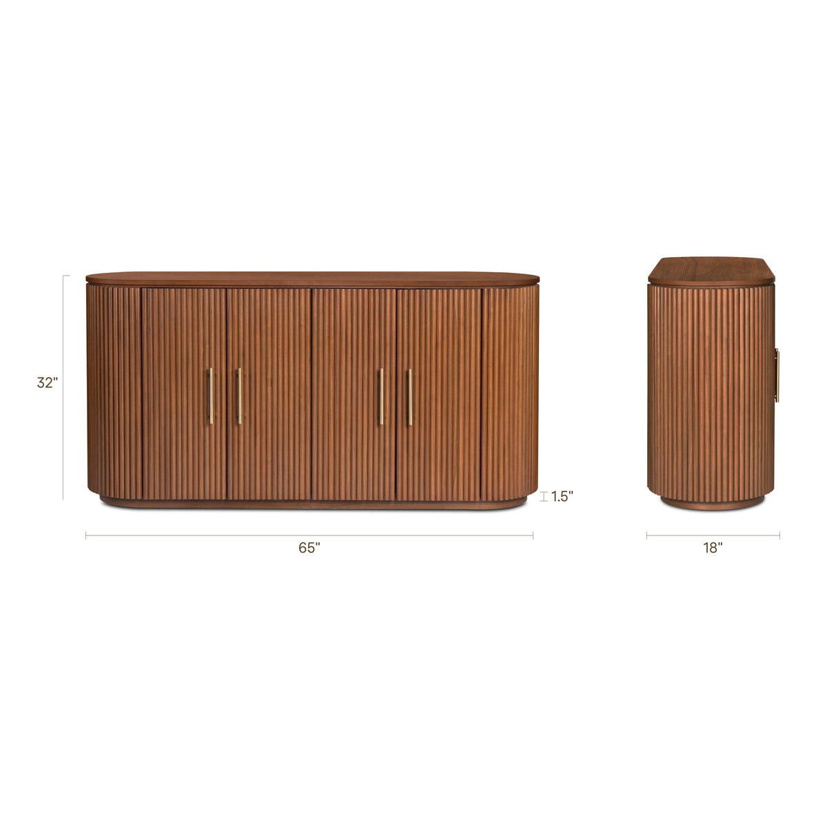 W&F Collection | Noir Sideboard (Walnut)