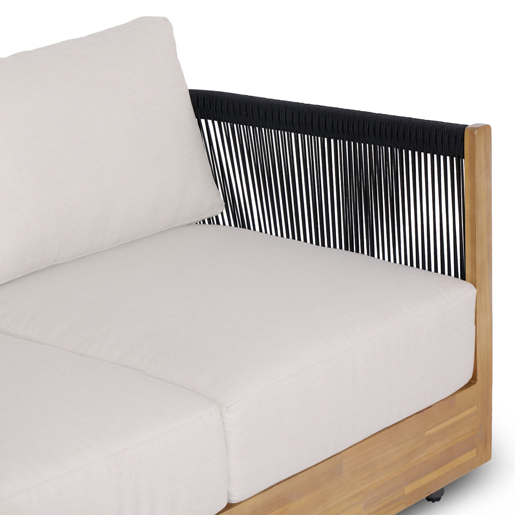 W&F Collection | Lucca 81" Outdoor Sofa (Sand)