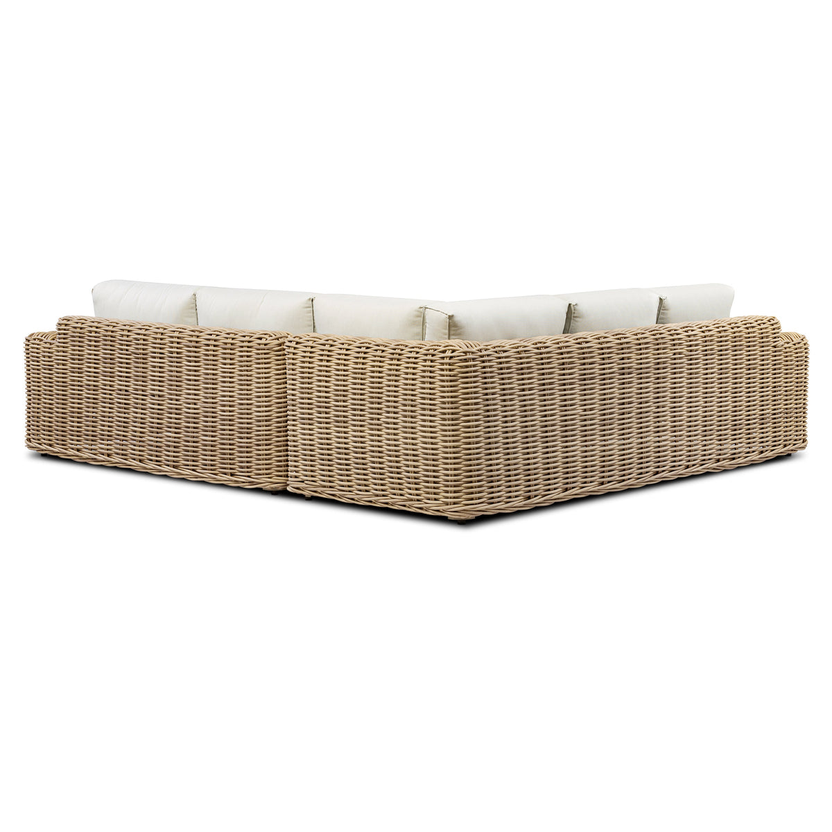 W&F Collection | Puglia Corner Sectional Set with Coffee Table (Sand)