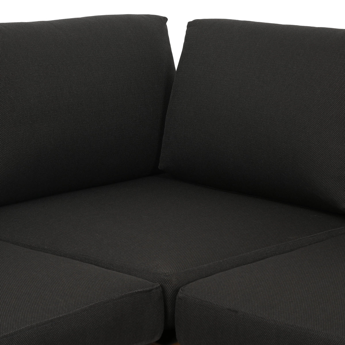 W&F Collection | Celenza Modular Full-Corner Sectional Set with Coffee Table (Dark Grey)