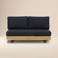 W&F Collection | Celenza Outdoor Loveseat (50") (Heathered Grey)